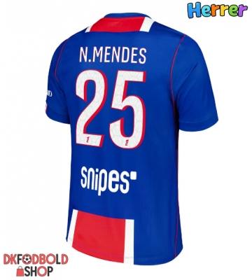 Paris Saint-Germain Nuno Mendes #25 Hjemmebanetrøje 2026-27 Kort ærmer Paris Saint-Germain Nuno Mendes #25 Hjemmebanetrøje 2026-27 Kort ærmer